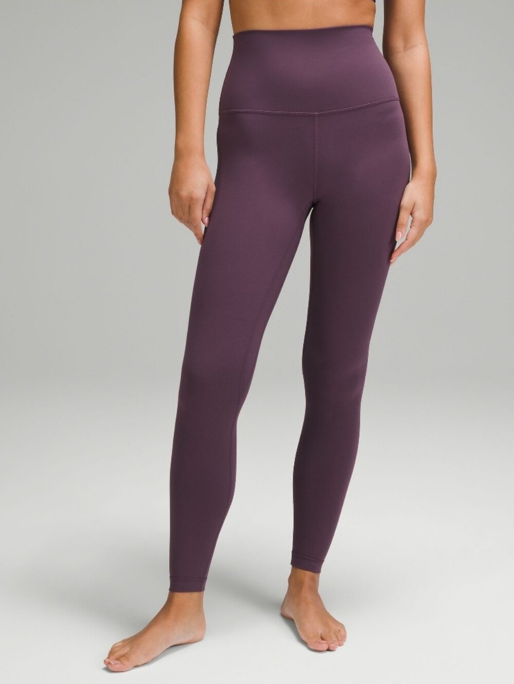 Lululemon Align Super High Rise size 10 SHR 28" Legging Grape Thistle Purple GUC